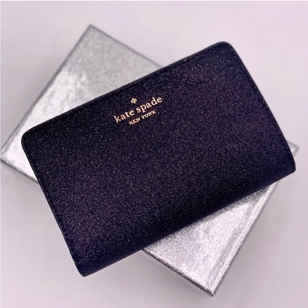 Kate Spade Deep Medium Bifold Wallet Black
